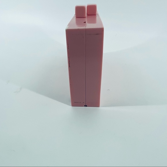 LULU Santa Hat Print Acrylic Box Purse With Crossbody Chain Pink OS NEW W/Tags - Picture 4 of 12